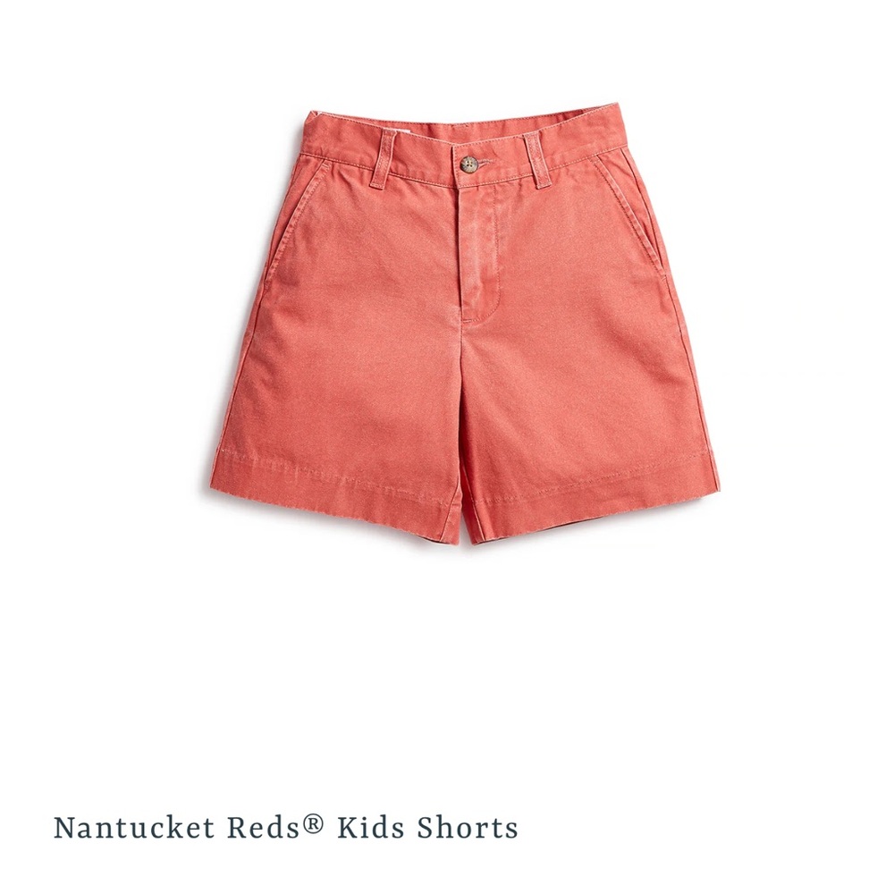 Murray’s Toggery Shop Nantucket Red Cotton Casual Toddler Kids Shorts - Picture 7 of 7